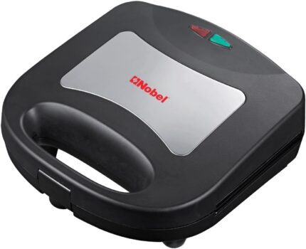 NOBEL SANDWICH MAKER BLACK SILVER NOBEL-NSM30G 6month warranty