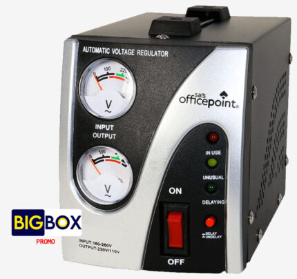 STABILISER	 AVR 5000Va with 230v	 +1 Year Warranty	OfficePointBrand