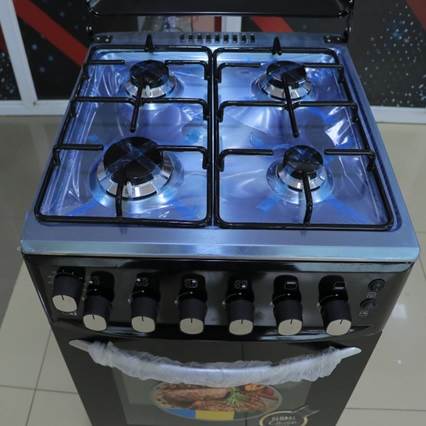 Gas Cooker Stove Florsa 55*55G Full Gas Cooker With 4 Burners Of Gas And Gas Oven