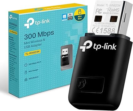 TP-Link TL-WN823N N300 Mini USB Wireless WiFi network Adapter for pc