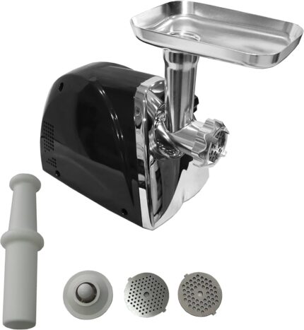 Nobel Meat Grinder Black Copper Motor Reverse Stainless Steel Blade Anti Slip NMG205